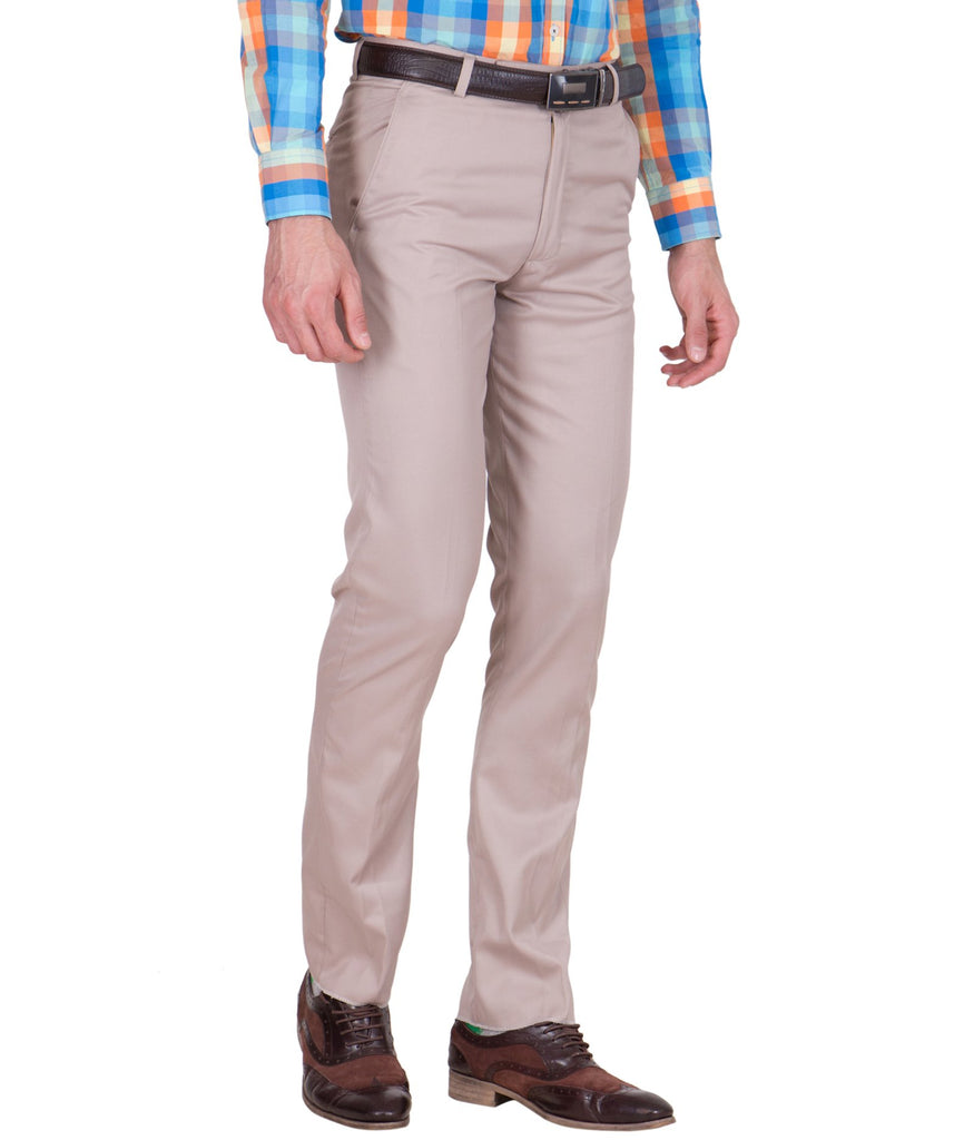 fashionly Slim Fit Men Brown, Grey Trousers - Buy fashionly Slim Fit Men  Brown, Grey Trousers Online at Best Prices in India | Flipkart.com